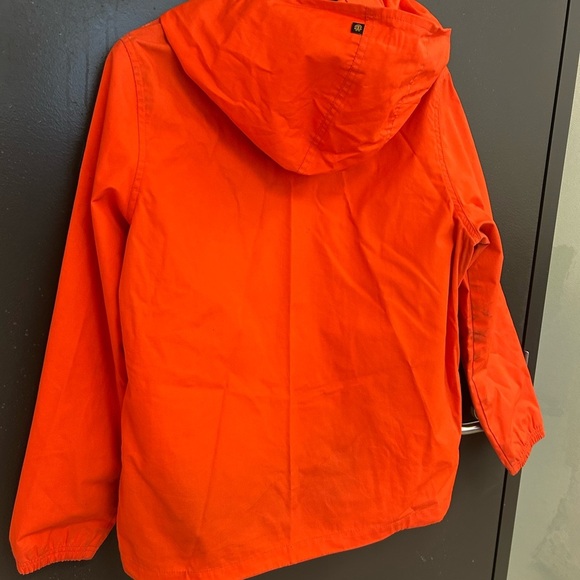 Orange Hooded Women's Jacket - Picture 3 of 10
